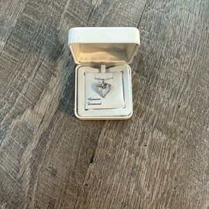 Elegant Silver Heart Necklace